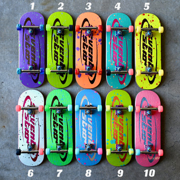 SEVENTH STAR SKATE X DELI DECKS HIGH PERFORMANCE FINGERBOARD COMPLETE